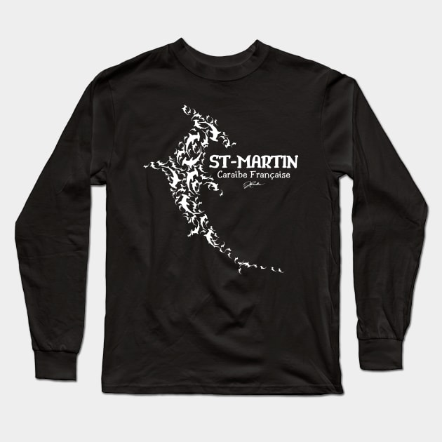 St. Barth, French Caribbean Islands Long Sleeve T-Shirt by jcombs